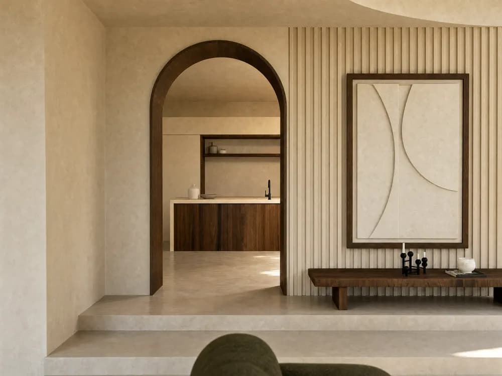 Render 3D de interiorismo de 20 Studio — proyecto 5