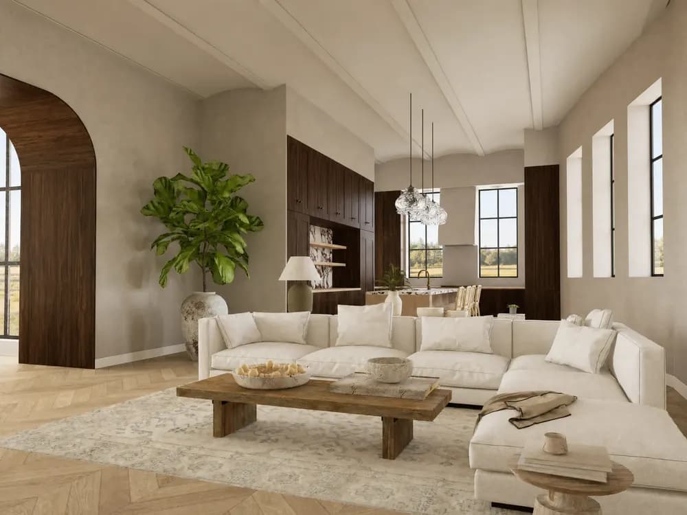 Render 3D de interiorismo de 20 Studio — proyecto 6