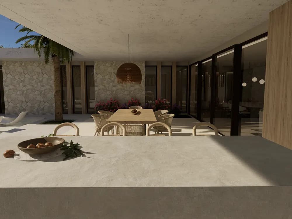 Render 3D de interiorismo de 20 Studio — proyecto 11